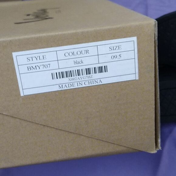 Vostey 9.5 black dress shoe new - Picture 6 of 7